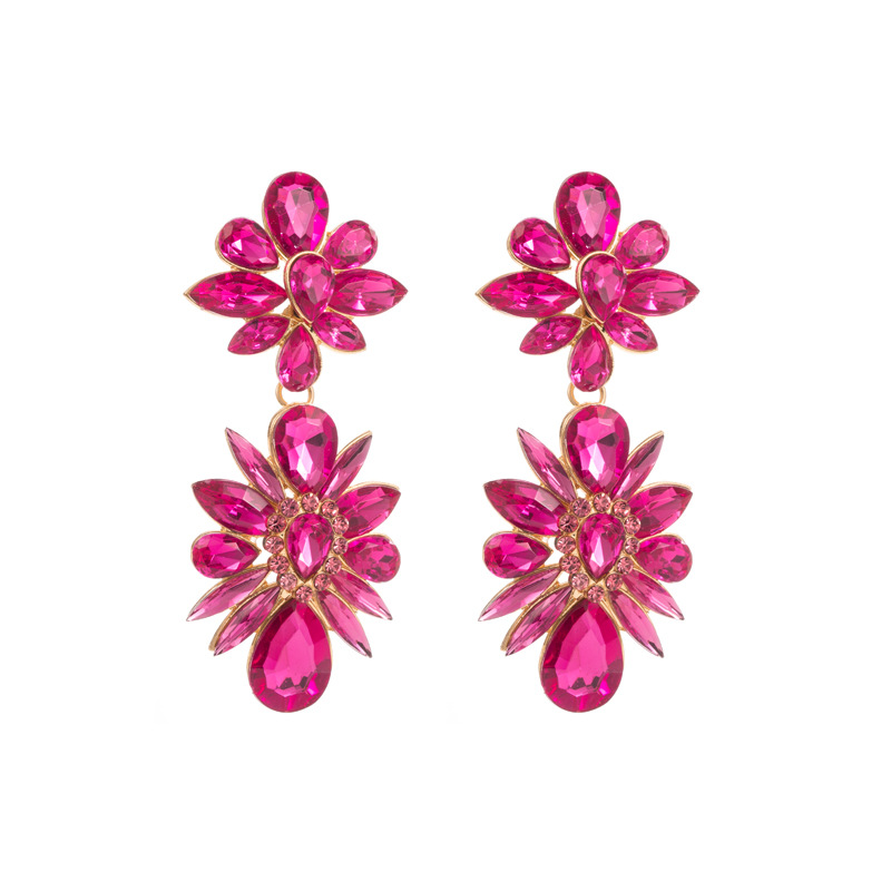 Fashion Jewelry Rhinestone Earrings For Women YWHME-765 