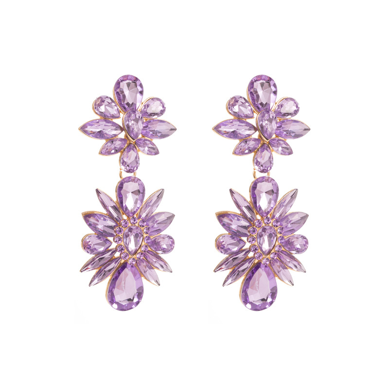 Fashion Jewelry Rhinestone Earrings For Women YWHME-765 