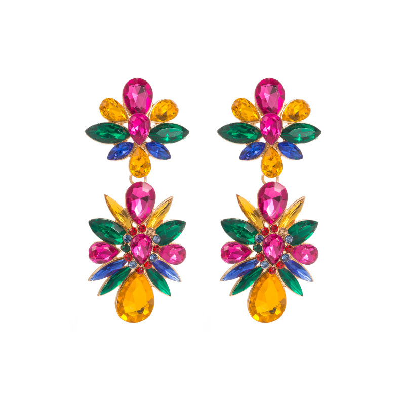 Fashion Jewelry Rhinestone Earrings For Women YWHME-765 