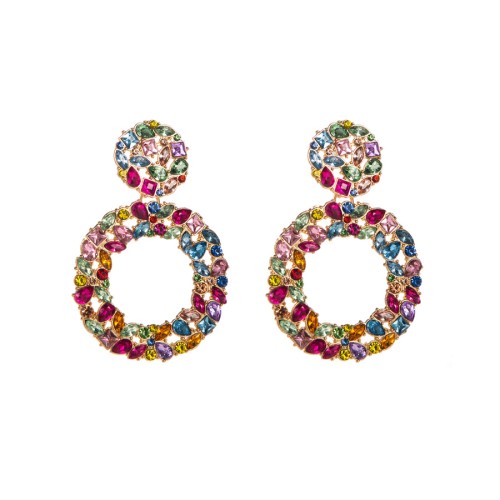 Fashion Jewelry Rhinestone Earrings For Women YWHME-766