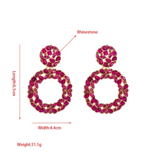 Fashion Jewelry Rhinestone Earrings For Women YWHME-766