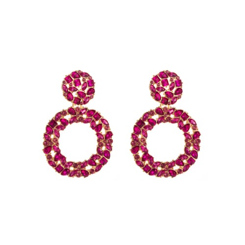 Fashion Jewelry Rhinestone Earrings For Women YWHME-766