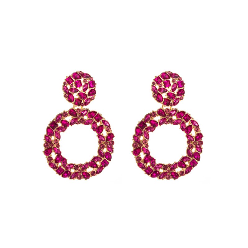 Fashion Jewelry Rhinestone Earrings For Women YWHME-766 