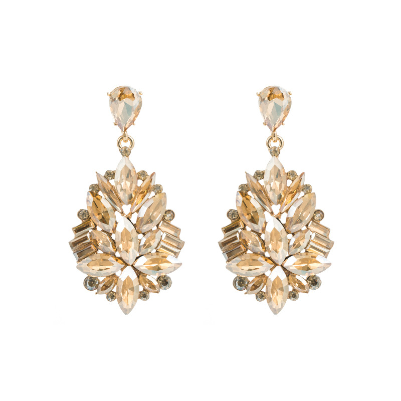 Fashion Jewelry Rhinestone Earrings For Women YWHME-767 