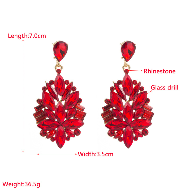 Fashion Jewelry Rhinestone Earrings For Women YWHME-767 