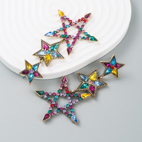 Fashion Jewelry Rhinestone Earrings For Women YWHME-768