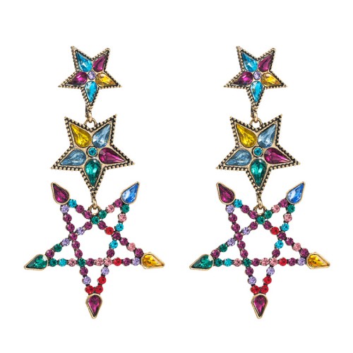 Fashion Jewelry Rhinestone Earrings For Women YWHME-768