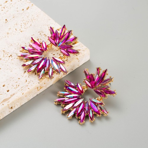 Fashion Jewelry Rhinestone Earrings For Women YWHME-769