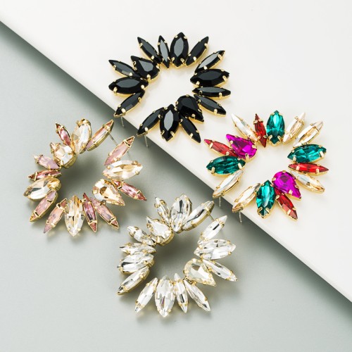 Fashion Jewelry Rhinestone Earrings For Women YWHME-770