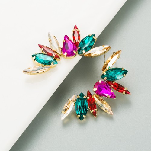 Fashion Jewelry Rhinestone Earrings For Women YWHME-770