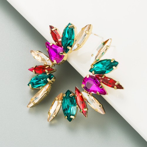 Fashion Jewelry Rhinestone Earrings For Women YWHME-770