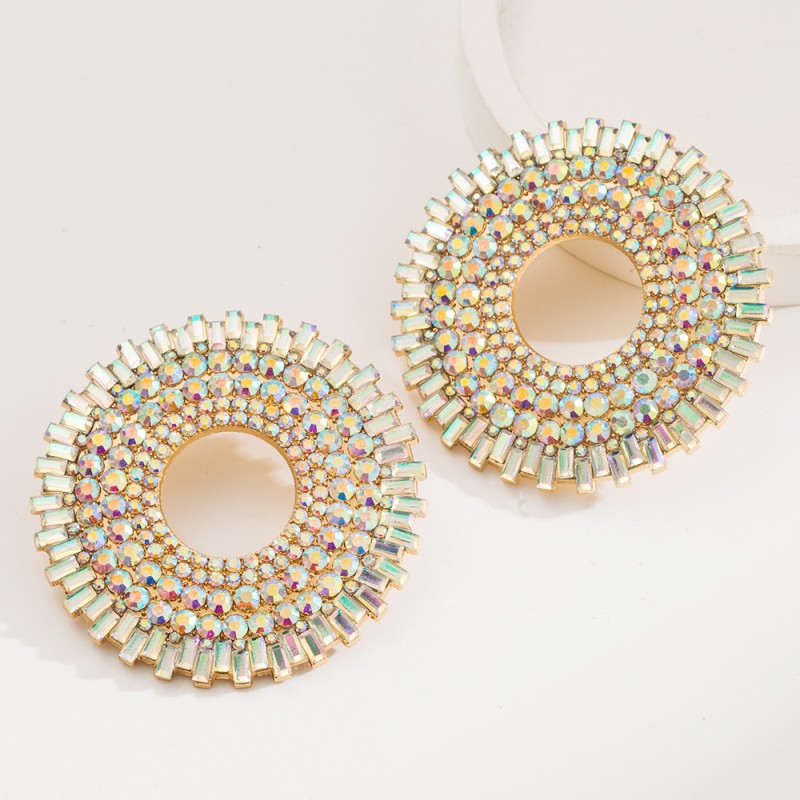 Fashion Jewelry Rhinestone Earrings For Women YWHME-771 