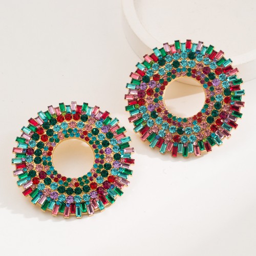 Fashion Jewelry Rhinestone Earrings For Women YWHME-771