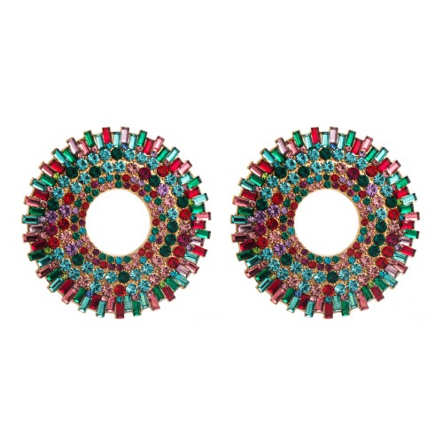 Fashion Jewelry Rhinestone Earrings For Women YWHME-771