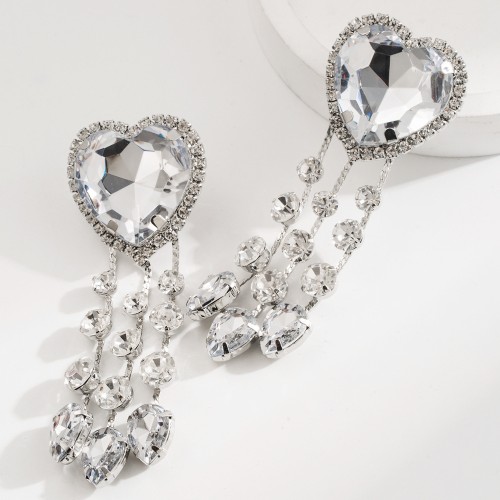 Fashion Jewelry Rhinestone Earrings For Women YWHME-772