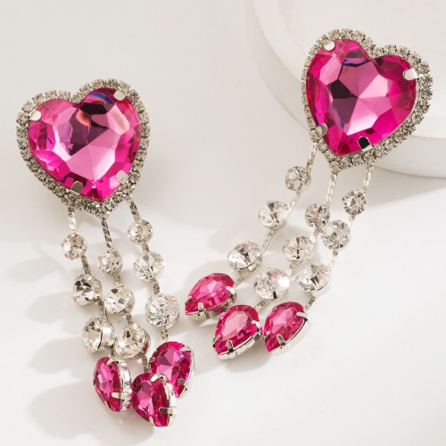 Fashion Jewelry Rhinestone Earrings For Women YWHME-772