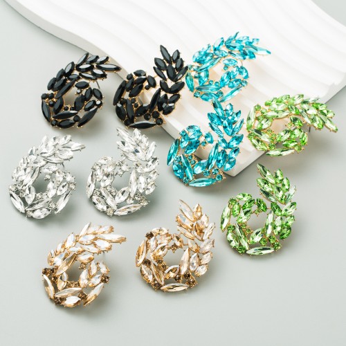 Fashion Jewelry Rhinestone Earrings For Women YWHME-774