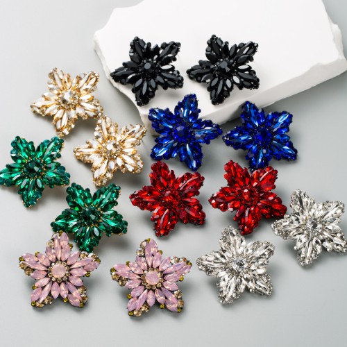 Fashion Jewelry Rhinestone Earrings For Women YWHME-775