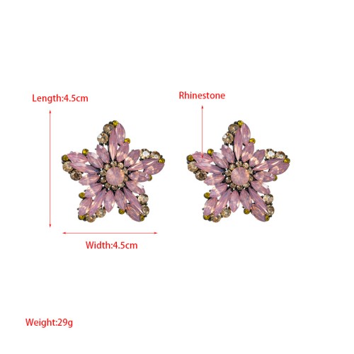 Fashion Jewelry Rhinestone Earrings For Women YWHME-775