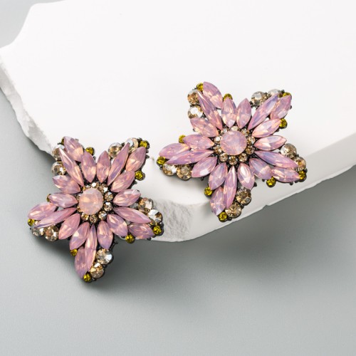 Fashion Jewelry Rhinestone Earrings For Women YWHME-775