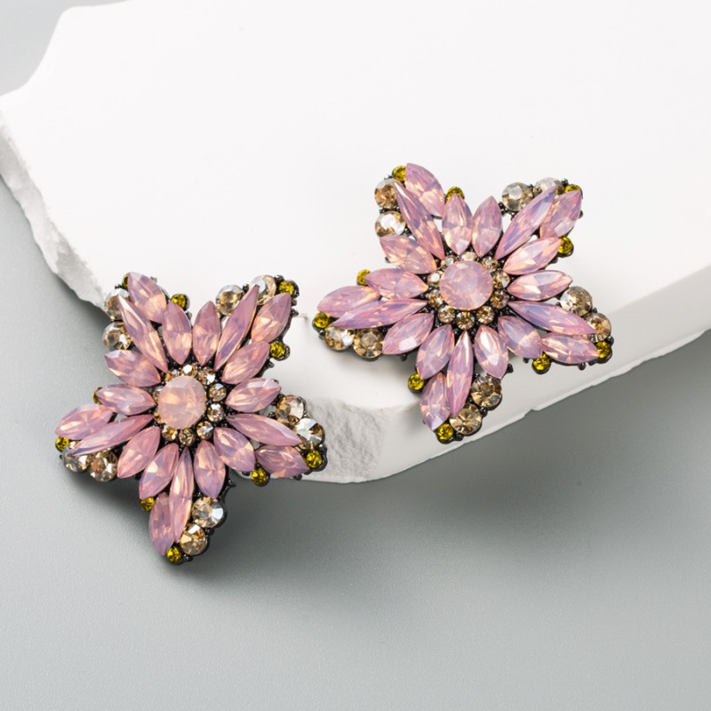 Fashion Jewelry Rhinestone Earrings For Women YWHME-775 