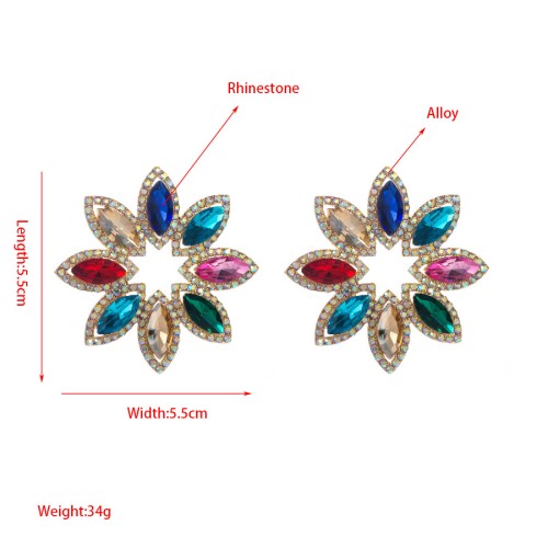 Fashion Jewelry Rhinestone Earrings For Women YWHME-776