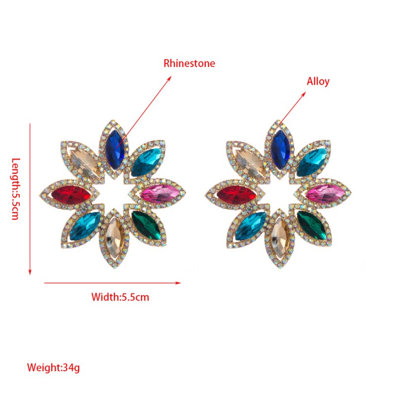 Fashion Jewelry Rhinestone Earrings For Women YWHME-776 