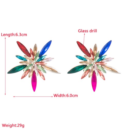 Fashion Jewelry Rhinestone Earrings For Women YWHME-777