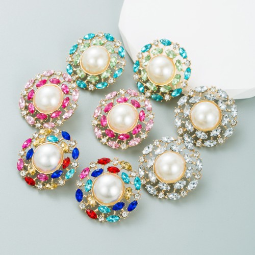 Fashion Jewelry Rhinestone Earrings For Women YWHME-778