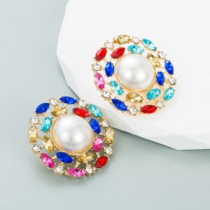 Fashion Jewelry Rhinestone Earrings For Women YWHME-778 