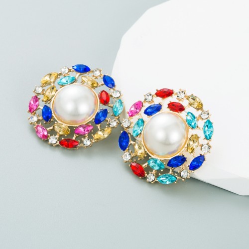 Fashion Jewelry Rhinestone Earrings For Women YWHME-778