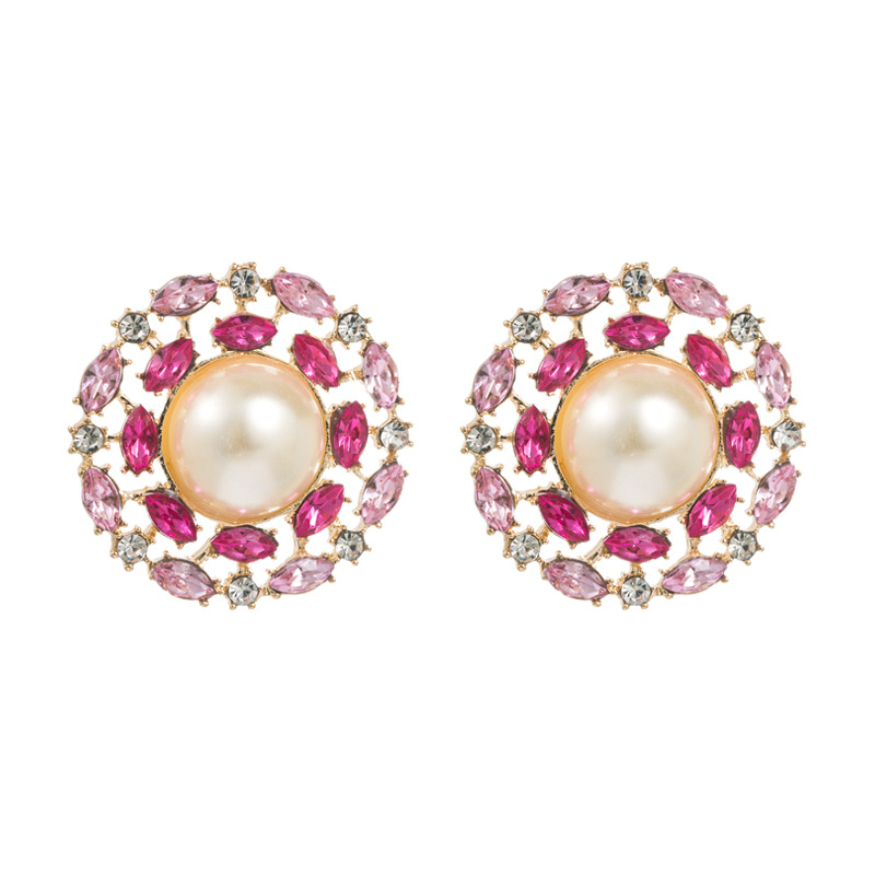 Fashion Jewelry Rhinestone Earrings For Women YWHME-778 