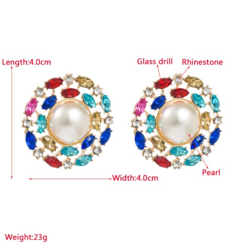 Fashion Jewelry Rhinestone Earrings For Women YWHME-778