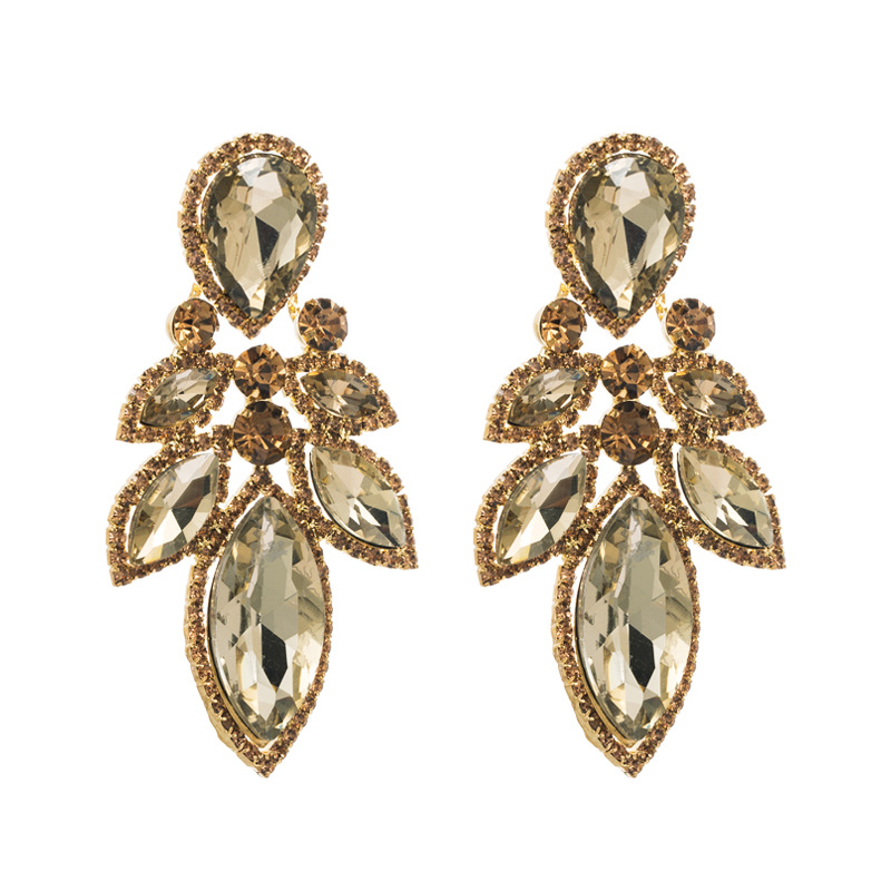 Fashion Jewelry Rhinestone Earrings For Women YWHME-779 