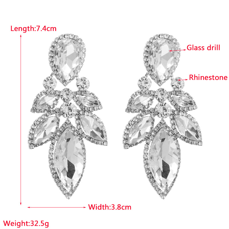 Fashion Jewelry Rhinestone Earrings For Women YWHME-779 