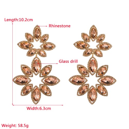 Fashion Jewelry Rhinestone Earrings For Women YWHME-780