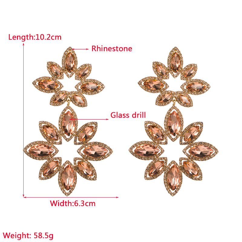 Fashion Jewelry Rhinestone Earrings For Women YWHME-780 