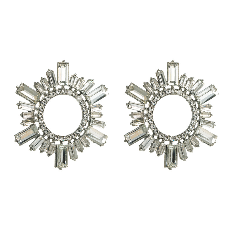 Fashion Jewelry Rhinestone Earrings For Women YWHME-781 