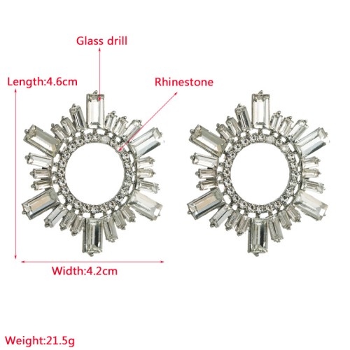 Fashion Jewelry Rhinestone Earrings For Women YWHME-781