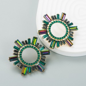 Fashion Jewelry Rhinestone Earrings For Women YWHME-781 