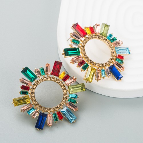 Fashion Jewelry Rhinestone Earrings For Women YWHME-781