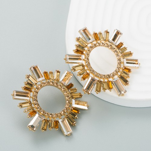 Fashion Jewelry Rhinestone Earrings For Women YWHME-781