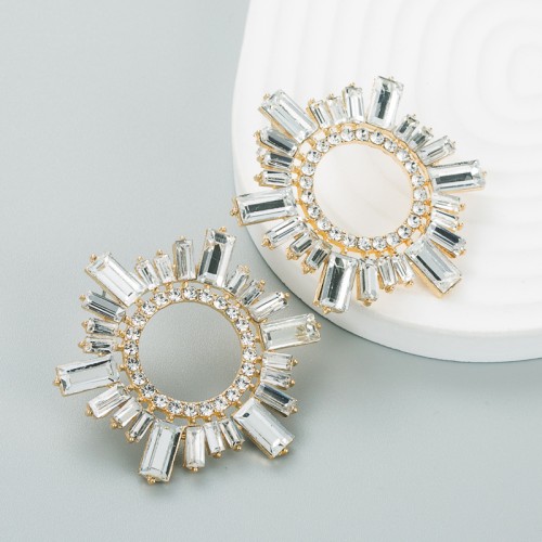 Fashion Jewelry Rhinestone Earrings For Women YWHME-781