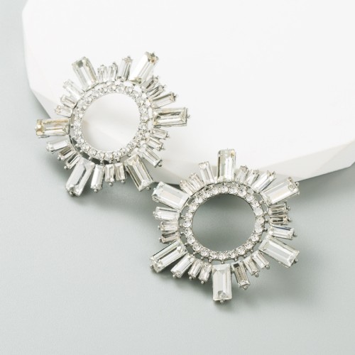 Fashion Jewelry Rhinestone Earrings For Women YWHME-781