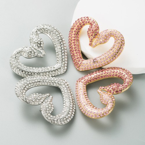 Fashion Jewelry Rhinestone Earrings For Women YWHME-782