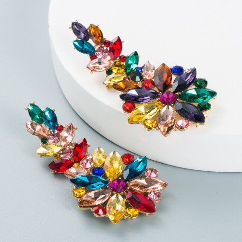 Fashion Jewelry Rhinestone Earrings For Women YWHME-783