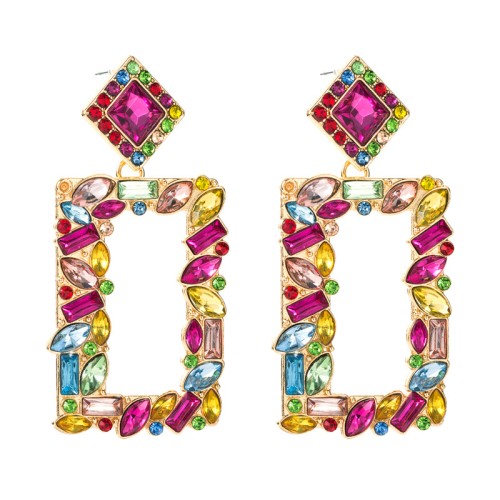 Fashion Jewelry Rhinestone Earrings For Women YWHME-784