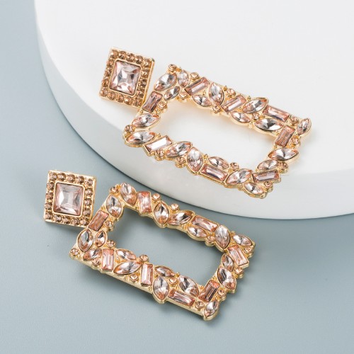 Fashion Jewelry Rhinestone Earrings For Women YWHME-784