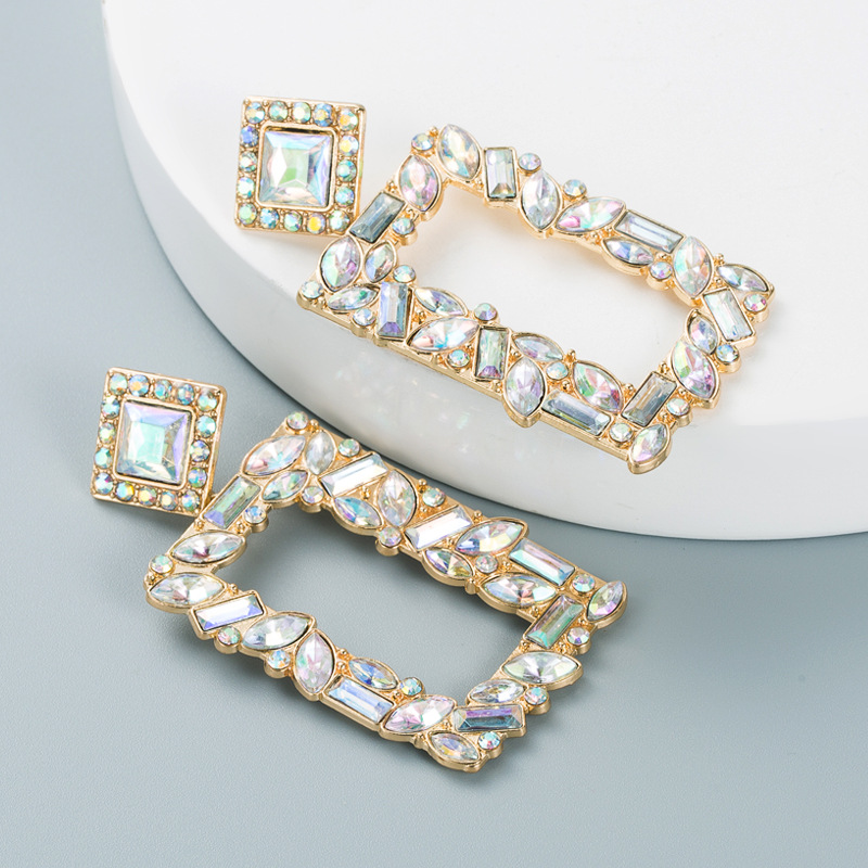 Fashion Jewelry Rhinestone Earrings For Women YWHME-784 