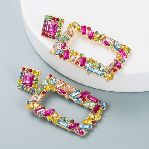 Fashion Jewelry Rhinestone Earrings For Women YWHME-784